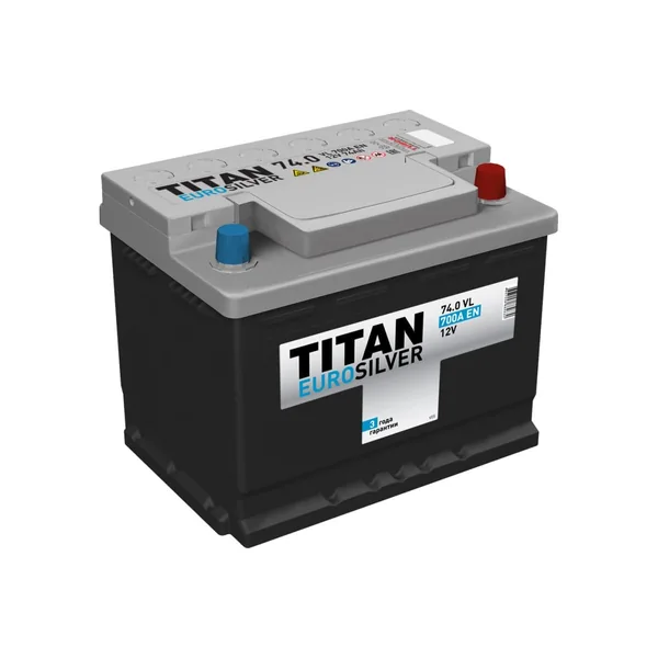 Аккумулятор TITAN Euro Silver 74 Ач 700 А (EN), обратная полярность, LN3