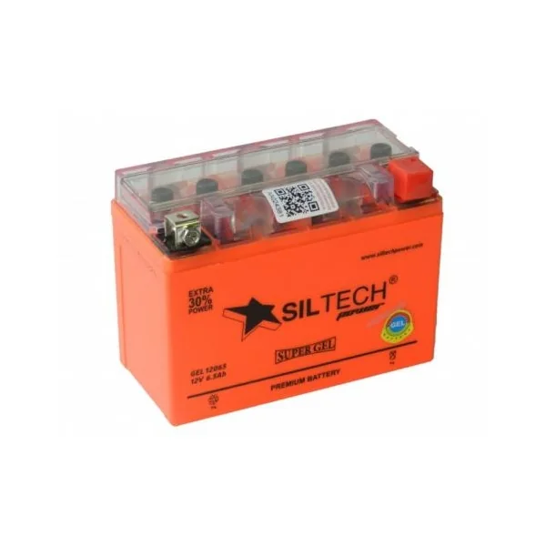 Аккумулятор SILTECH 6.5 Ач 100 А, обратная полярность, 12N6.5L
