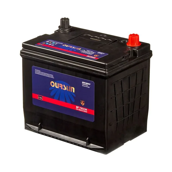 Аккумулятор OURSUN 65 Ач 560 А (JIS), прямая полярность, D23