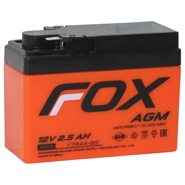 Аккумулятор FOX 2.5 Ач, 175x175x190