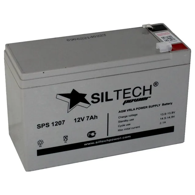 Аккумулятор SILTECH SPS 7 Ач, 151x65x94