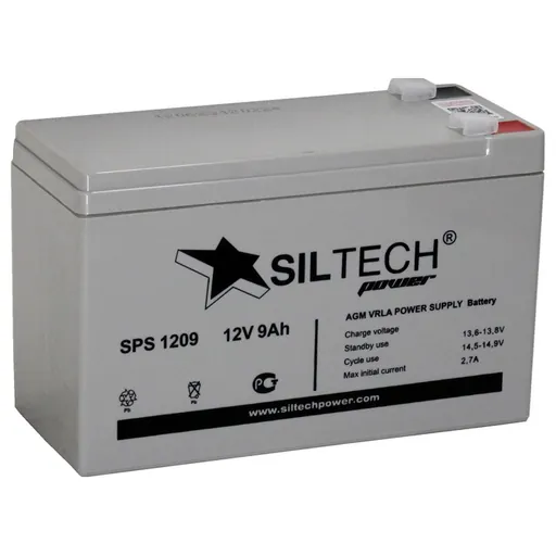 Аккумулятор SILTECH SPS 9 Ач, 151x65x94