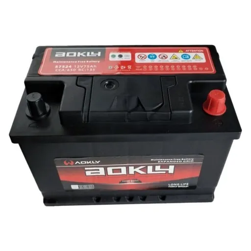 Аккумулятор AOKLY 75 Ач 650 А (EN), обратная полярность, LN3