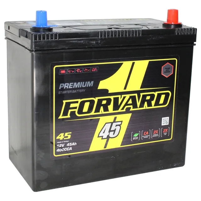 Аккумулятор FORVARD Premium 45 Ач 400 А (EN), прямая полярность, B24