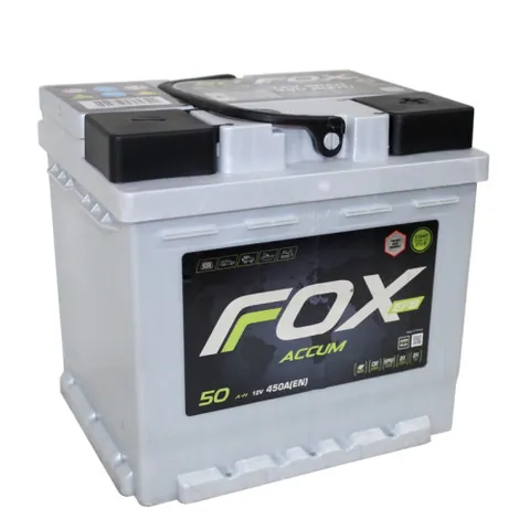 Аккумулятор FOX EFB Asia 50 Ач 450 А (EN), обратная полярность, LN1