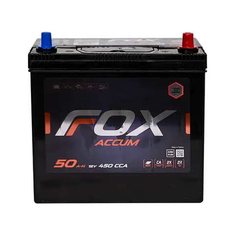 Аккумулятор FOX 50 Ач 450 А (EN), обратная полярность, B24