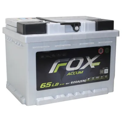 Аккумулятор FOX 65 Ач 620 А (EN), обратная полярность, LN2