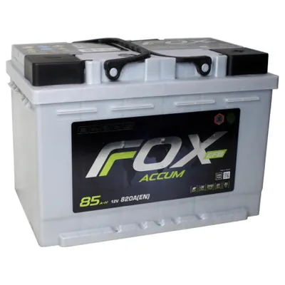 Аккумулятор FOX EFB TR 85 Ач 820 А (EN), обратная полярность, LN4
