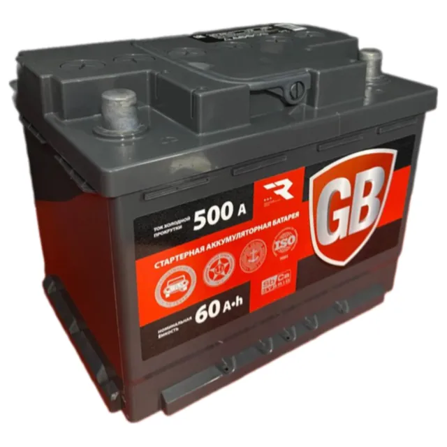 Аккумулятор Energy 1 60 Ач 500 А (EN), прямая полярность, LN2