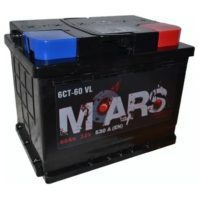 Аккумулятор MARS 60 Ач 530 А (EN), прямая полярность, LN2