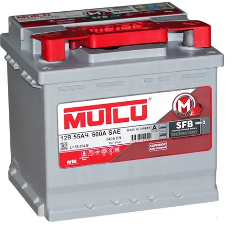 Аккумулятор MUTLU SFB M3 55 Ач 540 А (EN), обратная полярность, LN1
