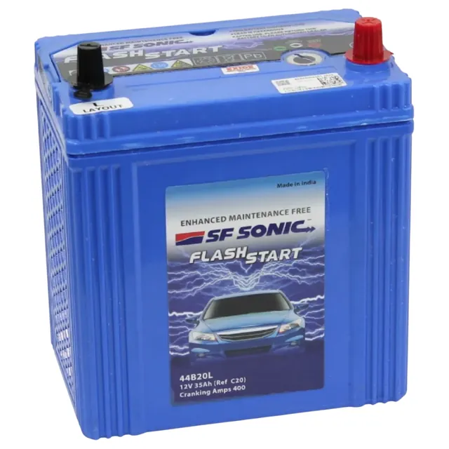Аккумулятор SF SONIC 35 Ач 400 А (JIS), обратная полярность, B19