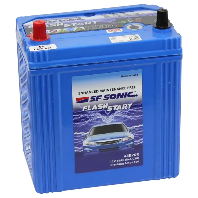 Аккумулятор SF SONIC 35 Ач 400 А (JIS), прямая полярность, B19