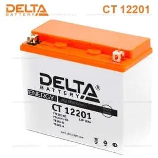 Аккумулятор DELTA 20 Ач 270 А (EN), обратная полярность, YTX20L